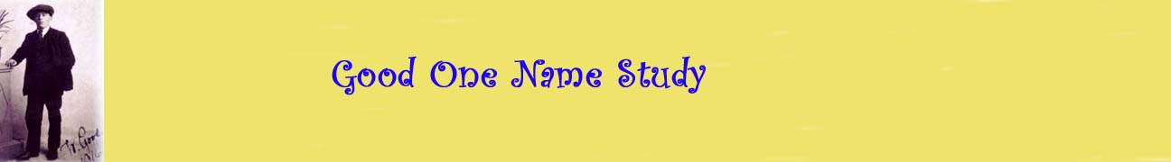 <h1>Good One Name Study</h1>